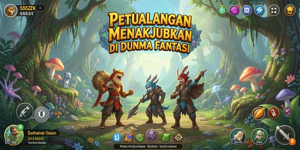 Gameplay seru 555ZK dengan misi mendebarkan dan grafik menarik.