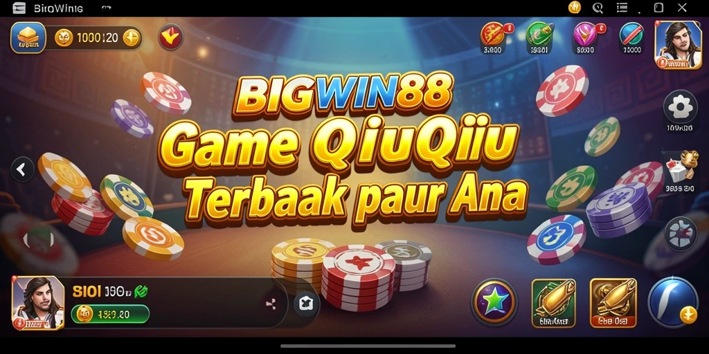 Tampilan gameplay QiuQiu yang seru di BIGWIN88.