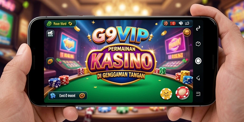 Screenshot G9VIP menampilkan aksi seru permainan Kasino.