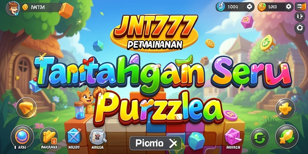 Tampilan gameplay JNT777 dengan beragam puzzle menantang.