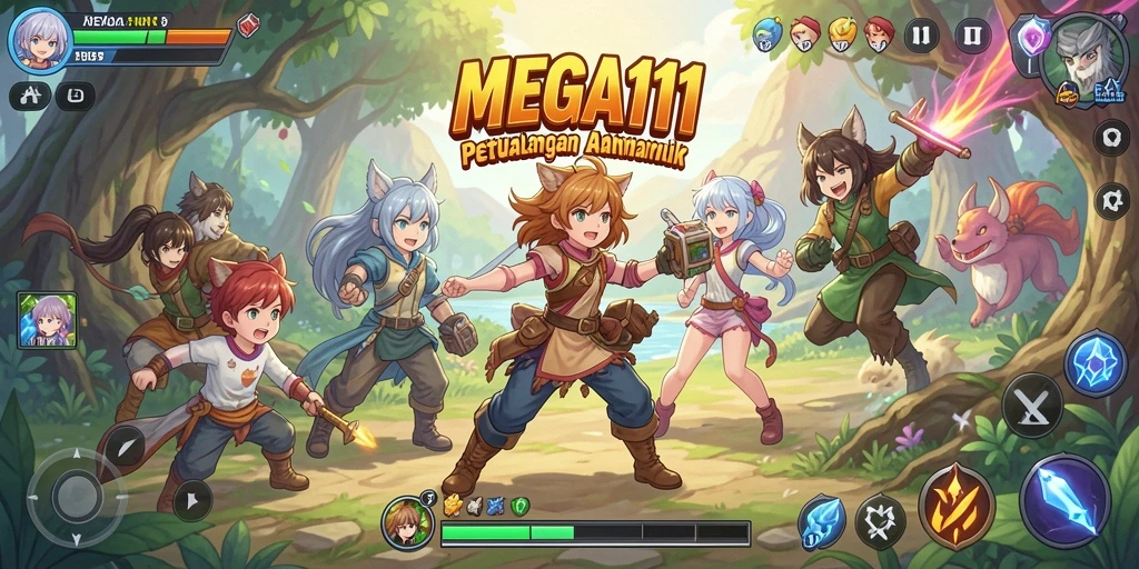Gameplay seru dengan karakter anime yang menarik.