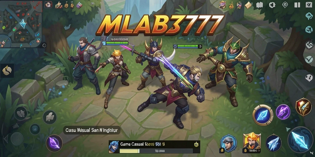 Screenshot gameplay MLBB777 yang seru dan menarik.
