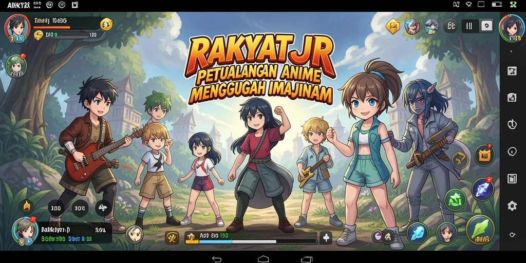 Tampilan gameplay RAKYATJP yang memukau dan penuh warna.