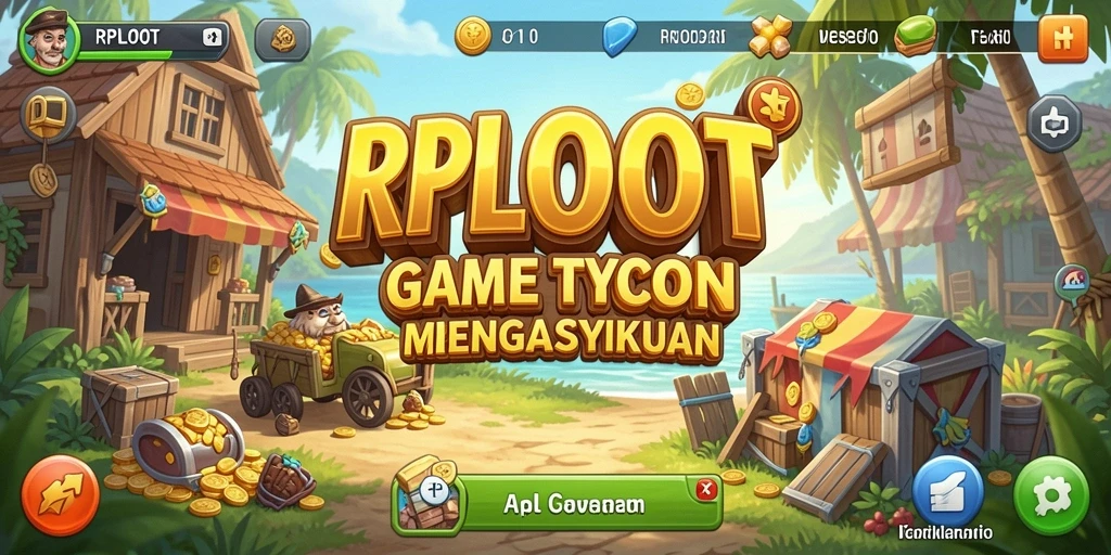 Gameplay Tycoon yang seru dan interaktif dalam RPLOOT.