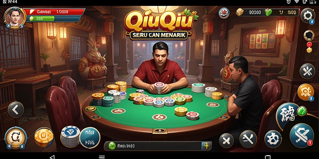 Screenshot gameplay QiuQiu RR44 yang seru dan menantang.
